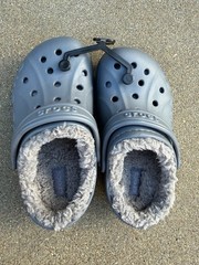 crocs baya lined clogs size 12 kids new