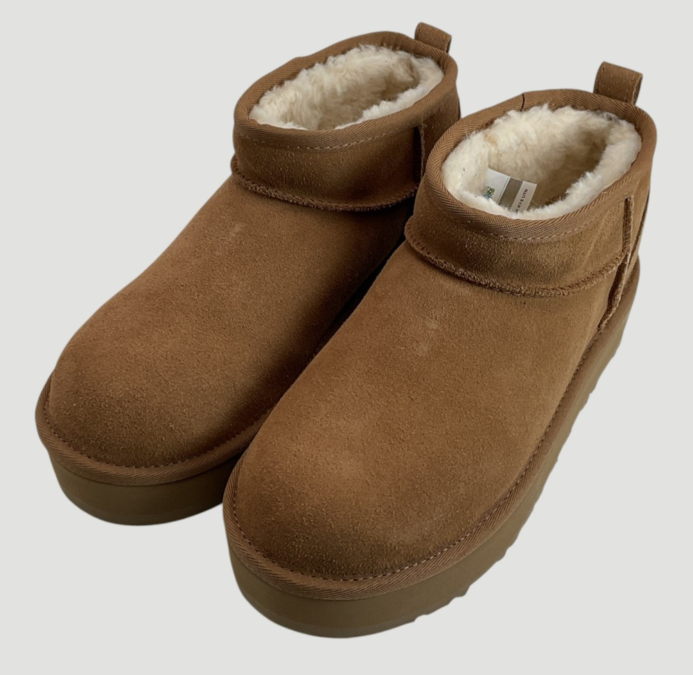 UGG Classic Ultra Mini Platform Kid’s Size 5 Chestnut Boots