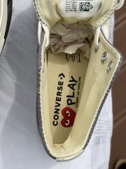 Converse Chuck Taylor All Star x Comme des Garçons PLAY High Top EU 35 Grey