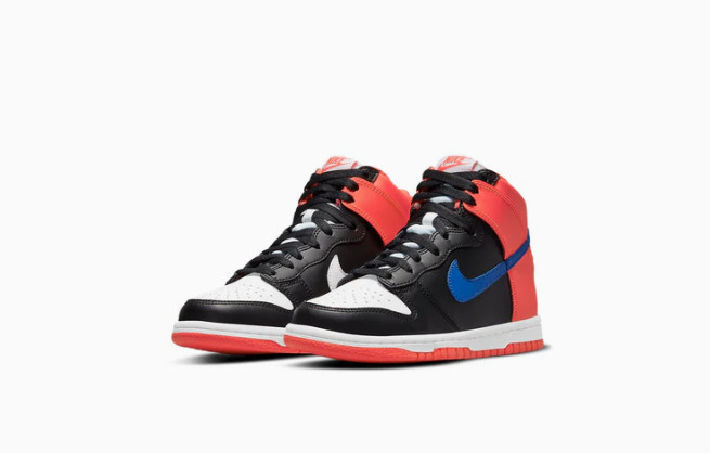 Nike Dunk High Knicks Black Crimson White DB2179-001 GS Size 6Y=Women’s 7.5 NEW