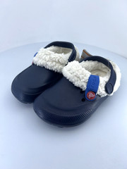 Crocs BLITZEN II Clog K Size C10/11 Color Navy/oatmeal Blue Relaxed Fit