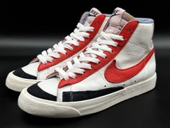 Size 5.5- Nike Blazer Mid 77 Vintage NIKEiD White Red Black Blue
