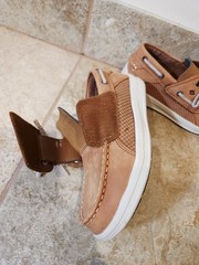 Sperry | Kids‘ Size 12 M Top-Sider Memory Foam Brown Leather Boat Shoes NEW ✨️