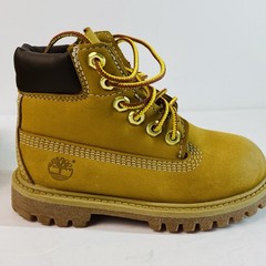 Timberland 6″ Premium Waterproof Boots Toddler Youth Size 9M Wheat Gold