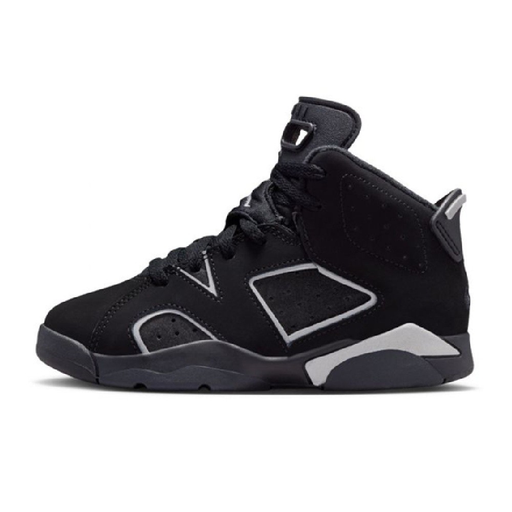 Little Kid’s Jordan 6 Retro BP „Cap and Gown“ Blk/Re Sil-Blk (IR2287 010)