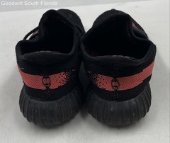 Authentic Adidas Kids Yeezy Boost 350 V2 HP6591 Black Sneaker Shoes Sz 3 Stained
