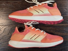 ADIDAS Cloudfoam RapidRun Pink Sneakers Kids Girls Sz 5(AH2391) No Box Pre-owned