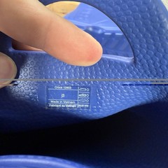 Crocs Boots Kids J3 Blue Handle It Rain Boot Pull On Waterproof Lightweight