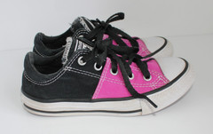 Converse Chuck Taylor Madison OX 651748F Pink Black Kids Sneakers Juniors US 13