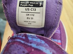 Splay EXPLORE WILD – Purple Pop/Barefoot Kids Shoes – Kids Size C13