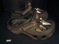 Crocs Black Panther Wakanda Forever All Terrain Black Clogs Size Kids 12