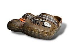 Crocs Star Wars Chewbacca Lined Clogs Kids C11 Brown Fuzzy Classic Comfort