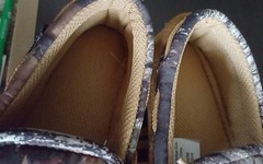 M&F Western Moccasin Slippers Dbl Barrel Youth Kids Size 12/13 Camo