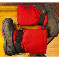 Kamik Rocket Cold Weather Sturdy Winter Snow Waterproof Red Canada Youth Boots 5