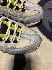 Nike Air Max 95 Grey Volt 905348-017 Running Cross Fit Sneakers GS 7Y Woman’ 8.5