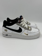 Nike Air Force 1 LV8 GS White Black Gold Size 4.5Y DJ5195-100