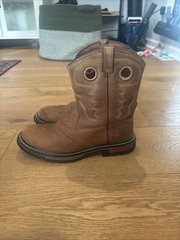 Rocky Old Town Pull On 7″ Roper Western Boots Kid’s Size 6
