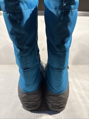 Snow Boots Kids Size 3 Teal Gray With LIner Unisex LL Bean Excelllent Condition