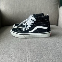 Vans Sk8-Hi OTW Kids Shoes Black White High Top Skater Sneakers – Size 2.5Y