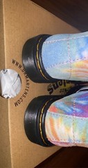 Dr Martens Junior 1460 T Multi Tie Dye Lace and Zip Boots for Kids Size US 8