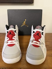Nike Air Jordan 6 Retro Hare PS 12C Preschool 384666-062 OG Box Excellent