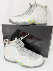 Nike Air Foamposite One GS Light Smoke Grey Rainbow Pixel CU1054-001 Size 7Y