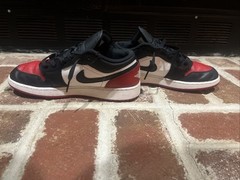 Size 6.5 (GS) – Jordan 1 Low Bred Toe