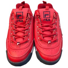 Size 4 Fila Disruptor 2 Premium Red White Blue Ship Fast