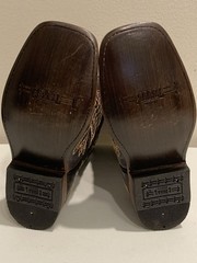 CORRAL Leather Square Toe Winged Cross Boots Cowboy/Cowgirl Size 11 1/2 NWOB