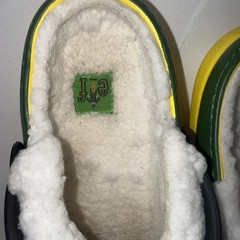 Buddy The Elf × Crocs Fleece Lined Clogs Kids Sz J 3 Christmas Character Shoes