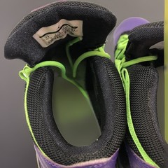 Nike Air Jordan Prime Flight Size 2Y Black Purple Pink Lime 616861-018