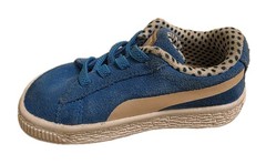 Puma Cookie Monster Blue Suede Sesame Street 50 Kids Shoes US Size 5C