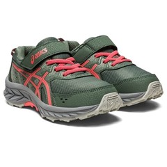 Size K10 – Asics Kids Pre School Venture 9 IVY/ PAPAYA 1014A277-300