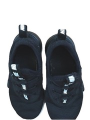 Nike Black White Silver Slip On Sneaker Shoes Small Kid Size *See Description*