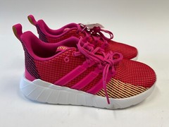 Adidas Kids Questar Flow K Running Shoe – Red/Pink/White – 4 Big Kids Medium