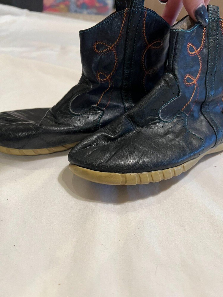Livie & Luca Multicolored Ankle Cowboy Boots, Size 13