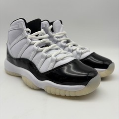 Jordan 11 Retro DMP Gratitude White Black Gold Sneakers Size 5Y GS 378038-170