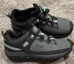 Nice! KEEN Targhee Size 5 EU 37 Black Waterproof Hiking Sneakers 1024011