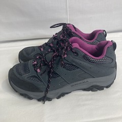 Merrell Big Kid’s Size 2.5 MOAB 3 Granite Berry Low Hiking Shoes