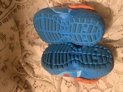 Crocs Fun Lab Blue Super Mario Nintendo Yoshi Childrens Clogs Sz 6C