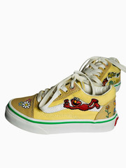 VANS x Sesame Street Elmo Old Skool Kids Low Top Sneakers Yellow US 11 EU 27.5