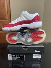 Jordan 11 Retro Low Cherry (2016) (GS) Size 4.5Y / 6W