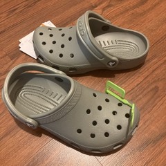 Crocs Classic Clog K Moss Green Slip On Shoes Youth Junior Size 4 NEW