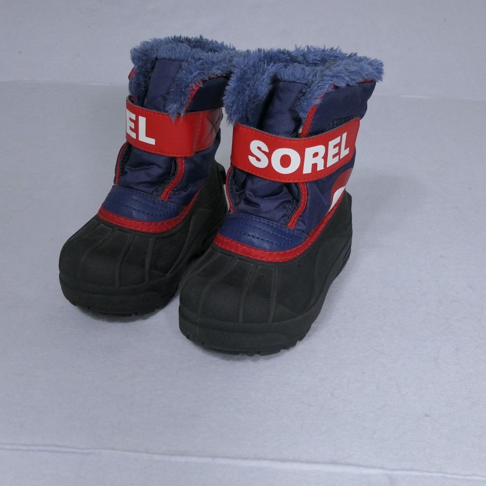 Sorel Snow Commander Winter Boots Toddler USA 8 Waterproof Warm Insulated