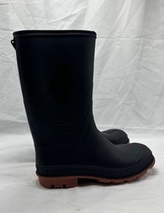 Black Rubber Rain Work Boot Waterproof Youth Size 3 Canada