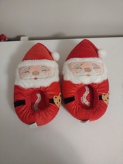 Squishmallows Santa Claus Slippers Christmas Kids Size 4/5 Fits Adult 8/9