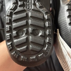 NWT Black Kids Crocs Classic Lined Clog Crocs Size J3 Junior 3
