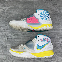 Nike Kyrie 6 GS Neon Graffiti Kids Size 5Y Basketball Shoes Sneakers BQ5599-101