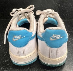Nike Air Force 1 Space Jam Hare Bugs Bunny Lola Bunny Blue White Youth Size 2