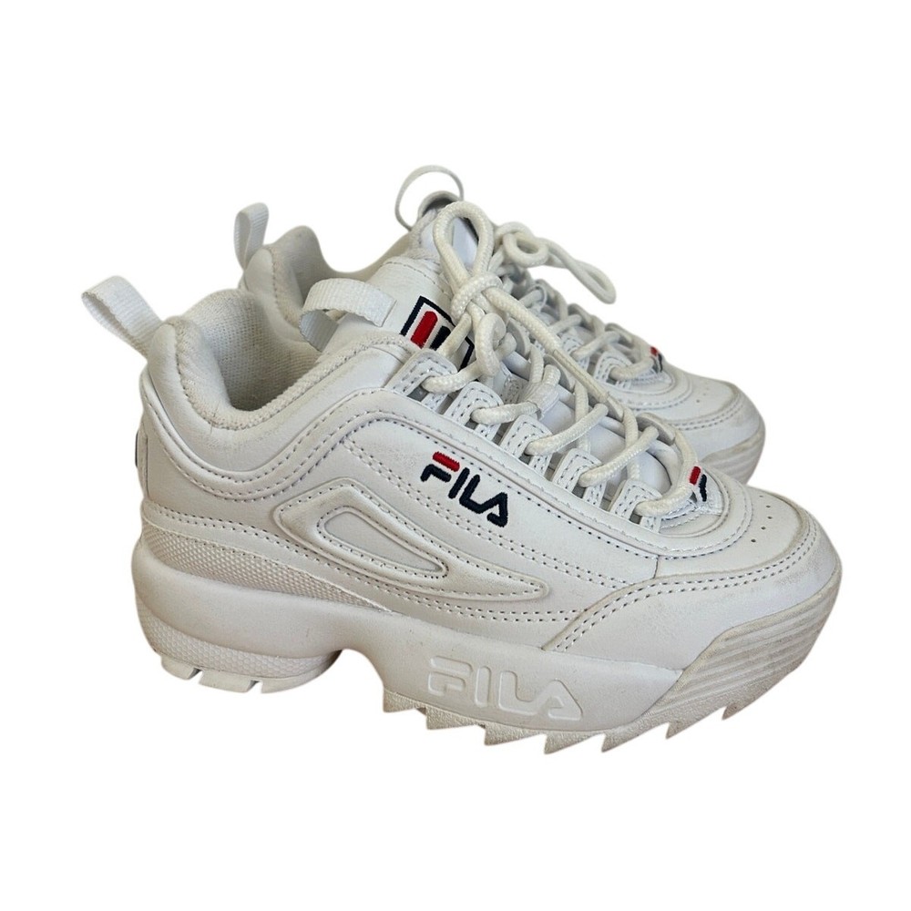 Fila Disruptor II Sneakers White Kid’s size 11